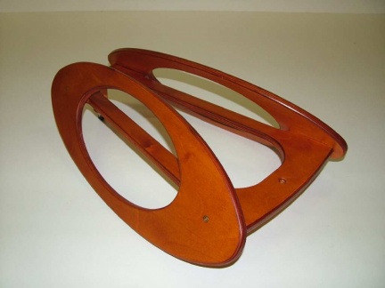 Hornst nder oval Kirschrot 04